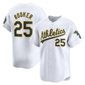 Oakland Athletics #25 Brent Rooker White BUTLER Home Limited Player Jersey