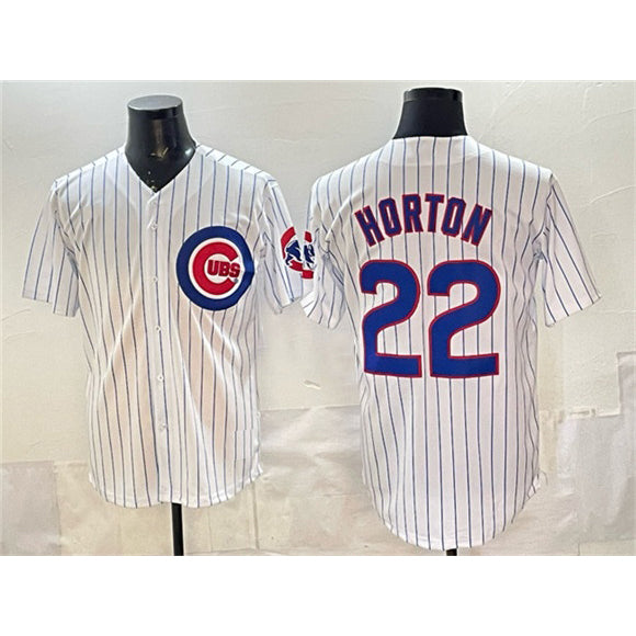 Chicago Cubs #22 Cade Horton White BUTLER Cool Base Stitched Jersey