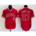 San Diego Padres #23 Fernando Tatis Jr Red BUTLER NEW 2023 Cool Base Stitched Jersey