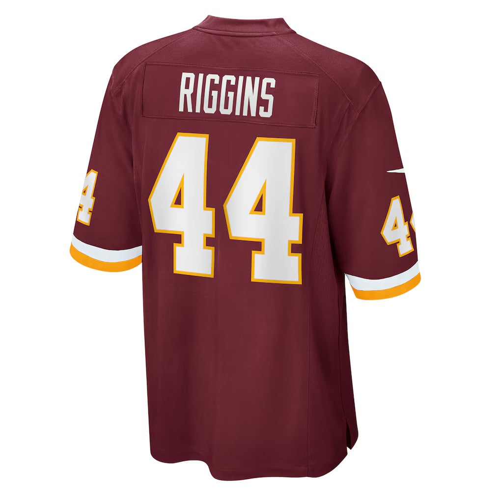 W.Football Team #44 John Riggins Burgundy BUTLER Retired Player Jersey