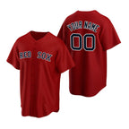Custom Boston Red Sox Red BUTLER Stitched Cool Base Jersey
