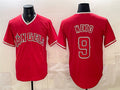Los Angeles Angels #9 Zach Neto Red BUTLER Stitched Jersey