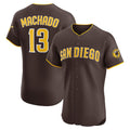 San Diego Padres #13 Manny Machado Brown BUTLER Road Elite Jersey
