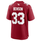 A.Cardinals #33 Trey Benson Cardinal BUTLER Team Game Jersey