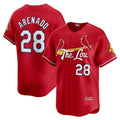St. Louis Cardinals #28 Nolan Arenado Red BUTLER 2024 City Connect Limited Player Jersey
