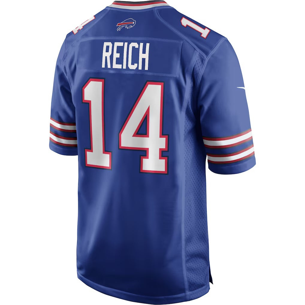 B.Bills #14 Frank Reich Royal BUTLER Game Retired Player Jersey