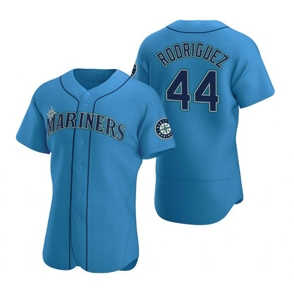 Seattle Mariners #44 Julio Rodr¨ªguez Royal BUTLER Flex Base Stitched Jersey