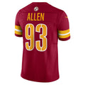 W.Commanders #93 Jonathan Allen Vapor F.U.S.E. Limited Jersey - Burgundy BUTLER