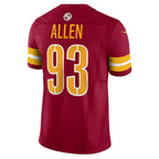 W.Commanders #93 Jonathan Allen Vapor F.U.S.E. Limited Jersey - Burgundy BUTLER