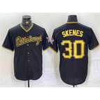Pittsburgh Pirates #30 Paul Skenes Black BUTLER Stitched Jersey