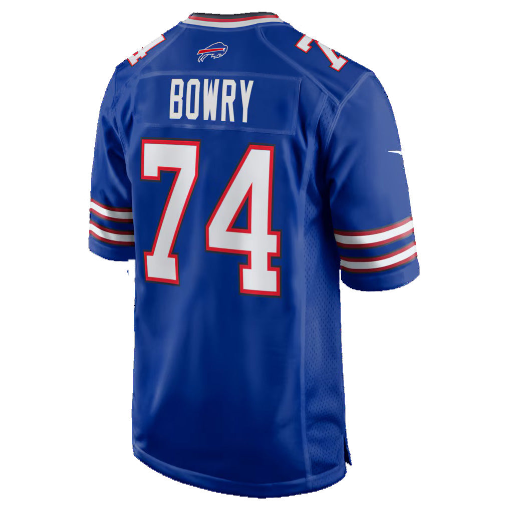 B.Bills #74 Jude Bowry Royal BUTLER Team Game Jersey