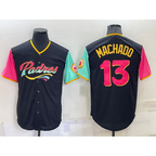 San Diego Padres #13 Manny Machado Black BUTLER 2022 City Connect Cool Base Stitched Jersey