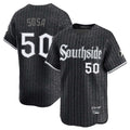 Chicago White Sox #50 Lenyn Sosa Player Black BUTLER City Connect Limited Home Stitched Jerseys
