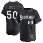 Chicago White Sox #50 Lenyn Sosa Player Black BUTLER City Connect Limited Home Stitched Jerseys