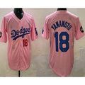 Los Angeles Dodgers #18 Yoshinobu Yamamoto Pink BUTLER 2025 Tokyo Series Limited Jersey