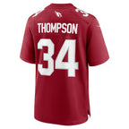 A.Cardinals #34 Jalen Thompson Cardinal BUTLER Team Game Jersey