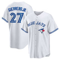 Toronto Blue Jays #27 Vladimir Guerrero Jr. White BUTLER Home Replica Player Name Jersey