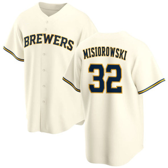 Milwaukee Brewers #32 Jacob Misiorowski Cream BUTLER 2025 Stitched Jersey