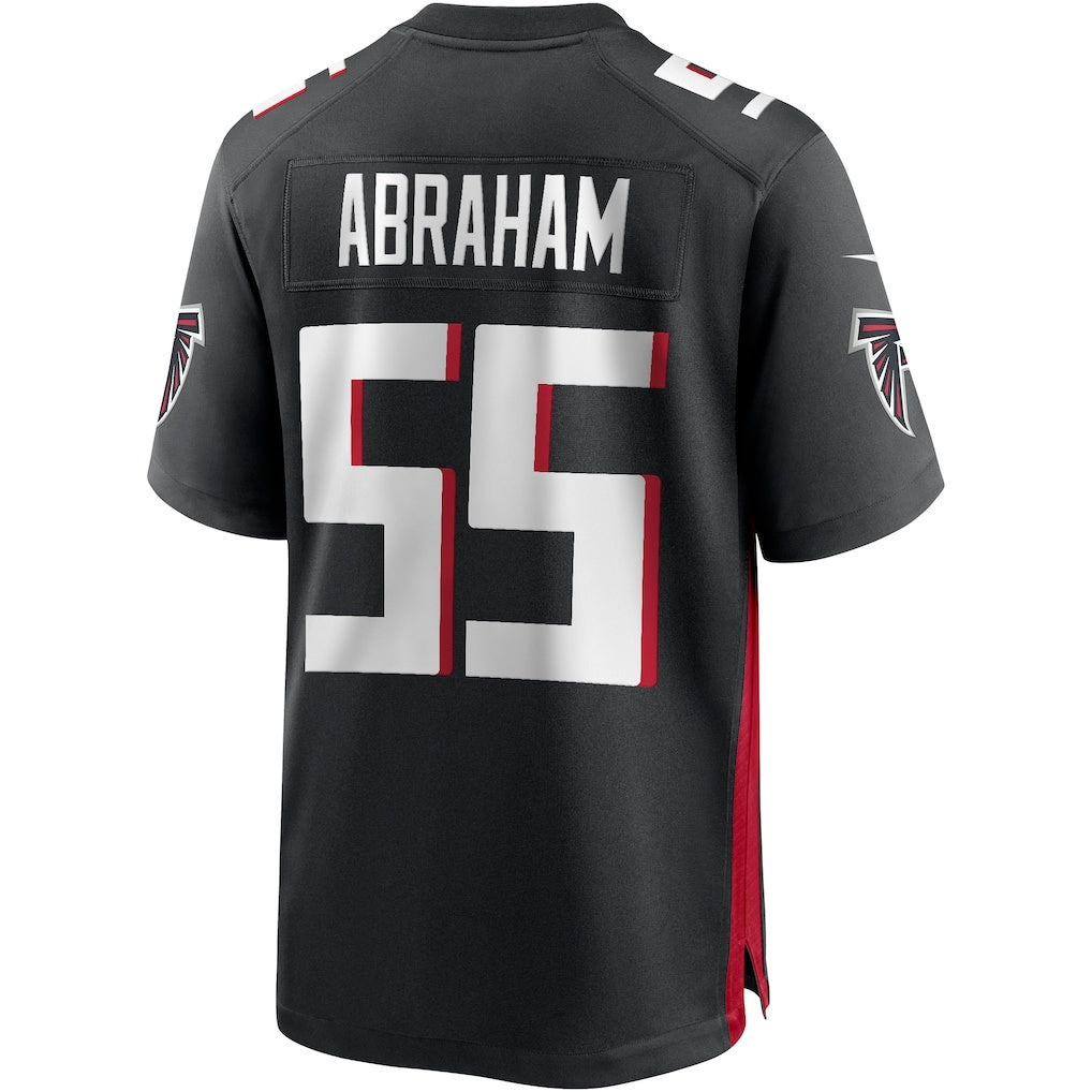 A.Falcons #55 John Abraham Black BUTLER Game Retired Player Jersey