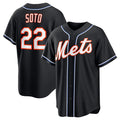 New York Mets #22 Juan Soto 2026 Black BUTLER Out Stitched Jersey