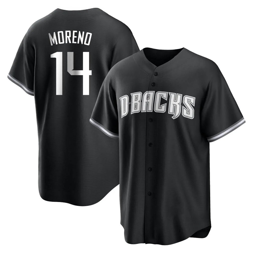 Arizona Diamondbacks #14 Gabriel Moreno Player Black BUTLER Game Home Stitched Jerseys