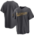 Baltimore Orioles Blank Charcoal BUTLER 2022 All-Star Cool Base Stitched Jersey