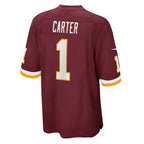 W.Football Team #1 DeAndre Carter Burgundy BUTLER Player Game Jersey