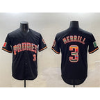 San Diego Padres #3 Jackson Merrill Black BUTLER Mexico Cool Base Stitched Jersey