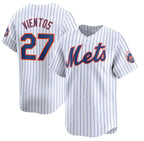 New York Mets #27 Mark Vientos White BUTLER 2024 Home Limited Stitched Jersey