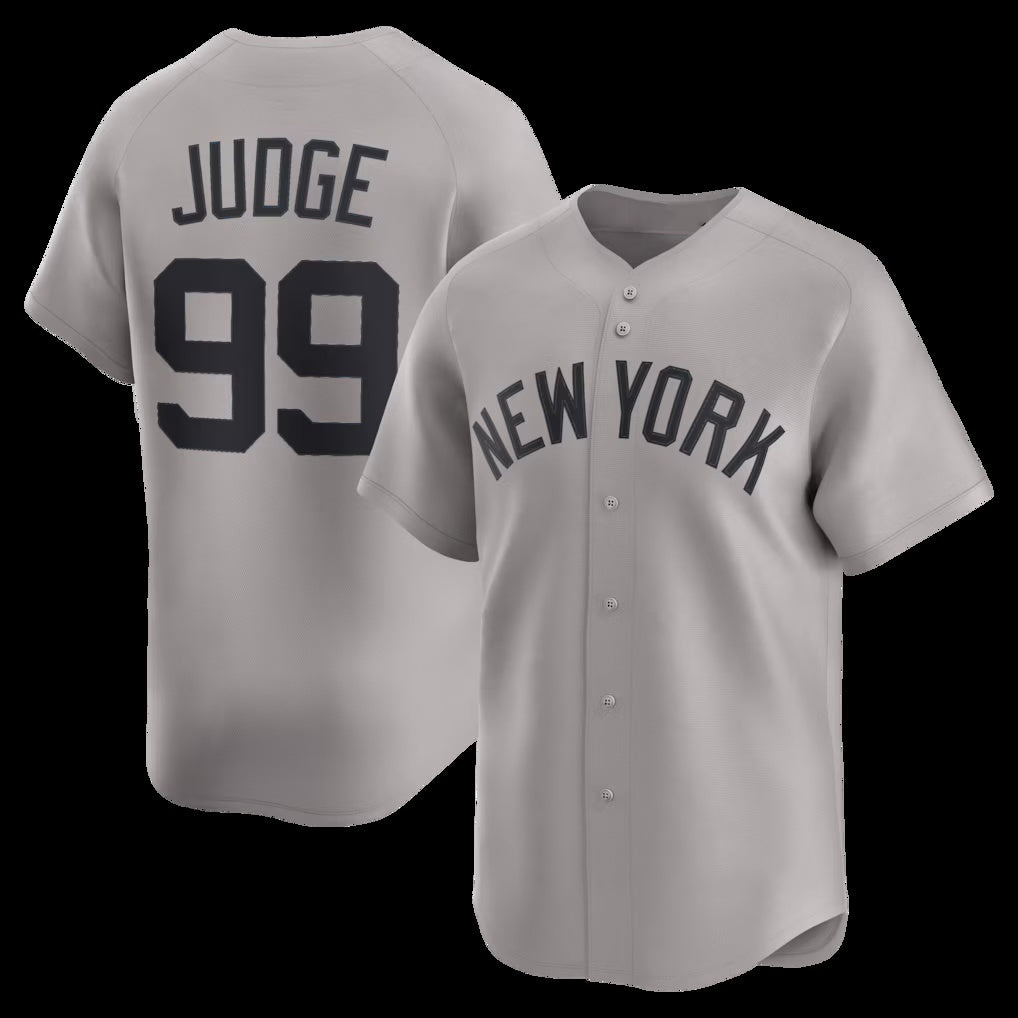 New York Yankees #99 Aaron Judge Gray BUTLER Road Limited Player Jersey 2