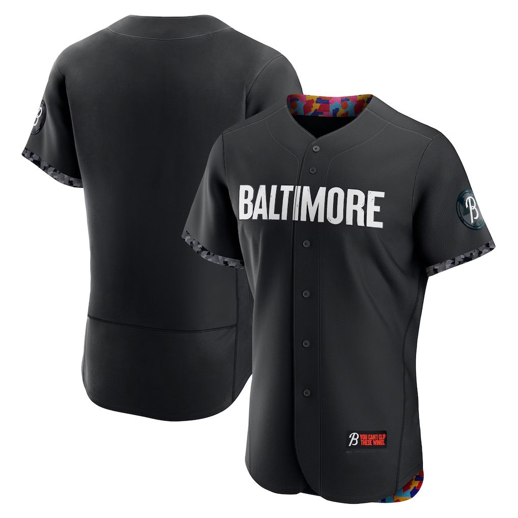 Baltimore Orioles Black BUTLER City Connect Authentic Jersey