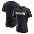 Baltimore Orioles Black BUTLER City Connect Authentic Jersey