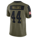 W.Football Team #44 John Riggins Olive BUTLER Salute To Service Retired Player Limited Jersey