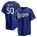Los Angeles Dodgers #50 Mookie Betts Royal BUTLER Alternate 2 Replica Jersey