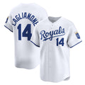 Kansas City Royals #14 Jac Caglianone White BUTLER Home Limited Player Jersey