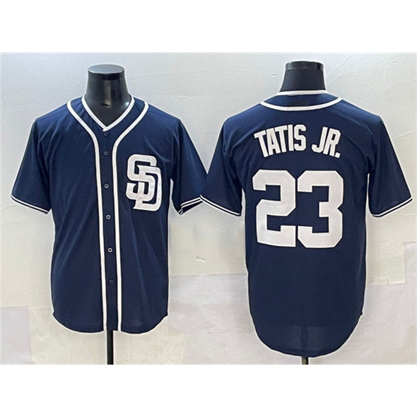 San Diego Padres #23 Fernando Tatis Jr. Navy BUTLER Cool Base Stitched Jersey