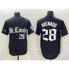 St. Louis Cardinals #28 Nolan Arenado Black BUTLER 'Gothic Legacy Edition' Vapor Premier Limited Stitched Jersey