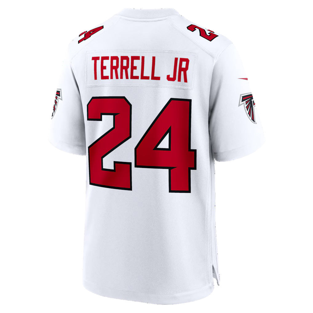 A.Falcons #24 A.J. Terrell White BUTLER Game Jersey