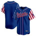 Baltimore Orioles Royal BUTLER Independence Day Vapor Premier Limited Home Game Blank Player Stitched Jerseys