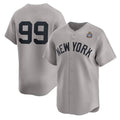 New York Yankees #99 Aaron Judge Gray BUTLER 2024 World Series Limited Stitched Jersey