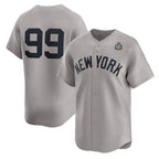 New York Yankees #99 Aaron Judge Gray BUTLER 2024 World Series Limited Stitched Jersey