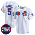 Chicago Cubs #5 Christopher Morel White BUTLER 2025 Tokyo Series Limited Stitched Jersey