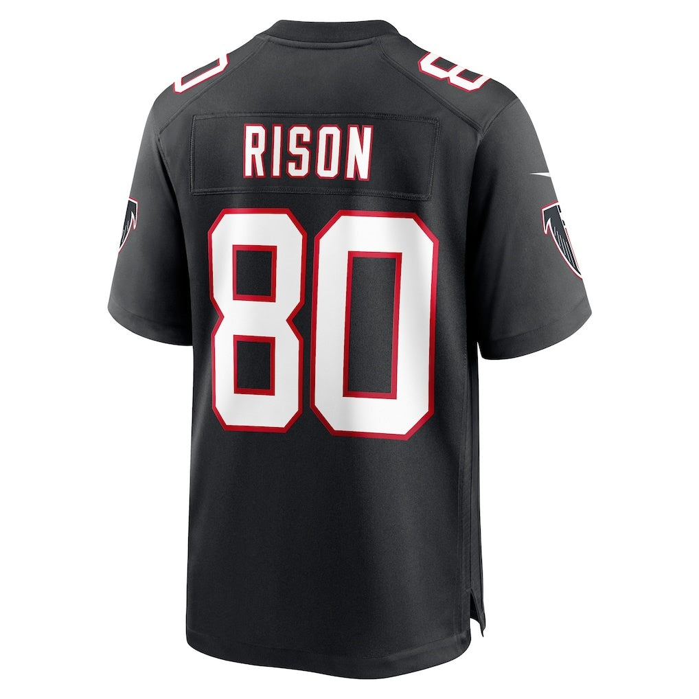 A.Falcons #80 Andre Rison Black BUTLER Retired Player Jersey