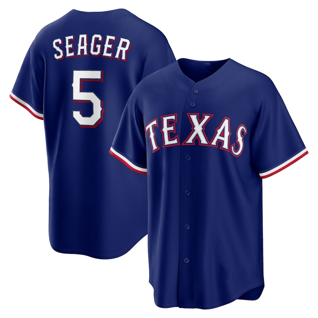 Texas Rangers #5 Corey Seager Royal BUTLER Alternate 2 Replica Jersey