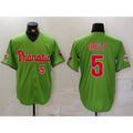 Philadelphia Phillies #5 Bryson Stott Number Green BUTLER With Patch Stitched Cool Base Jersey