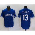 Kansas City Royals #13 Salvador Perez Royal BUTLER Cool Base Stitched Jersey