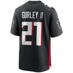 A.Falcons #21 Todd Gurley II Black BUTLER Game Player Jersey