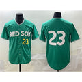 Boston Red Sox #23 Romy Gonz¨¢lez Green BUTLER 2025 City Connect Limited Stitched Jersey