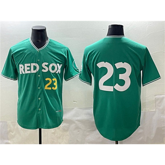 Boston Red Sox #23 Romy Gonz¨¢lez Green BUTLER 2025 City Connect Limited Stitched Jersey