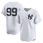 New York Yankees #99 Aaron Judge White BUTLER Home Limited Player Jersey
